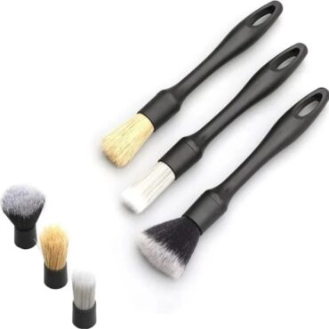 3pcs Car Air Conditioning Vent Cleaning  Crevice Sweep Brush