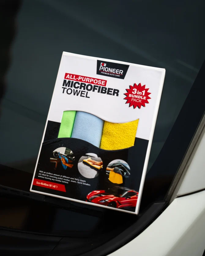Ke Pioneer All Purpose Microfiber Towel 3 in 1 Bundle Pack Maximum Performance Highest Durability