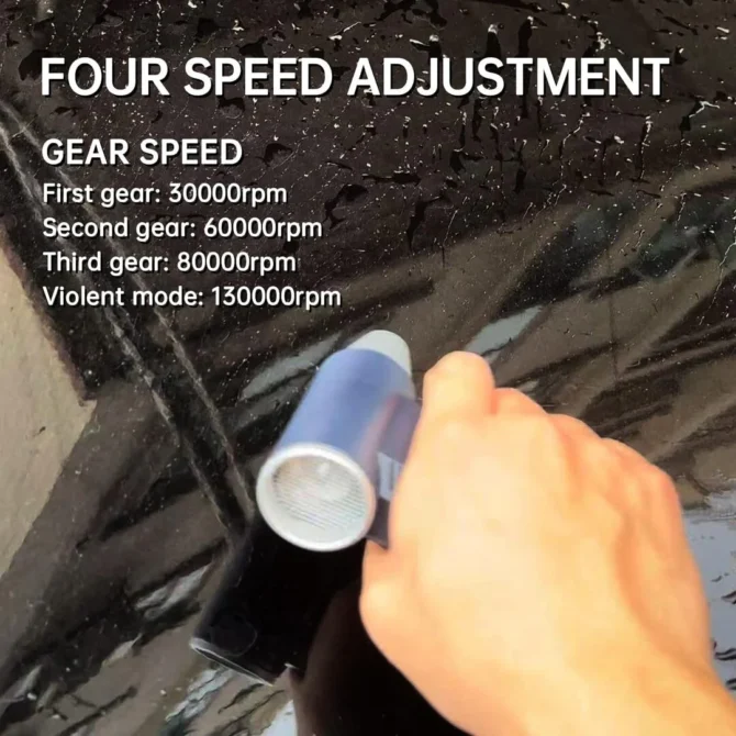 Universal Portable Car Dryer Jet Blower With 4 Gear Adjustment Super High Speed 1 Pc - Image 3