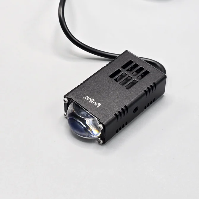 HJG Super Slim High Power Devil Eye 40W Landscape Style Grill LED Fog Light for Car 1 pc - Image 3