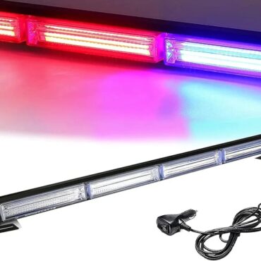 Automaze Led Strobe Police Dashboard Flash Light Multi Modes (Red Blue) white 4pcs 6pcs 8pcs