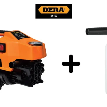 DERA Pressure Washer 150 Bar with Foam Lance – Copper Motor