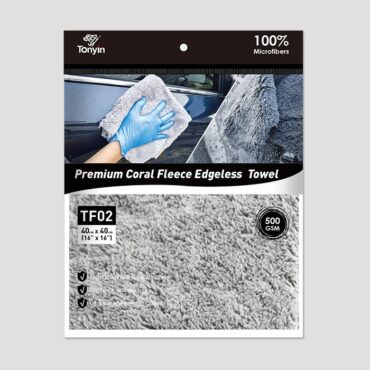 GENERAL PURPOSE CORAL FLEECE MICROFIBER TOWEL (40x40cm 500gsm)