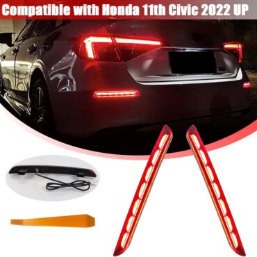 Honda Civic 2022 11th Gen Sedan LED Reflector Light w/ Dynamic Sequential Turn Signal Lights V1