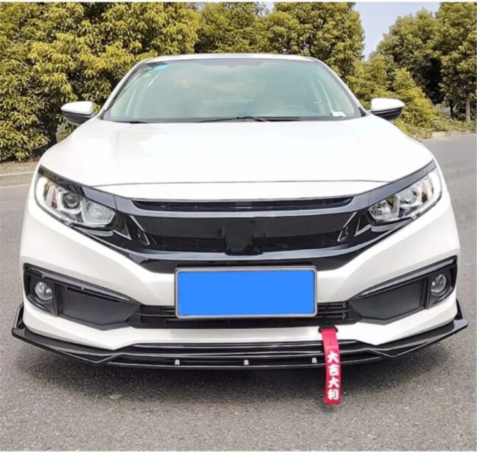 Honda Civic X  Front & Side Bumper Splitter OEM Fitting 2016-2021