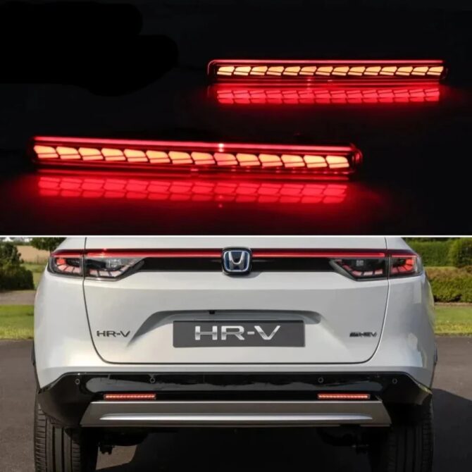 Honda HR-V HRV 2022 2023 Rear Fog Lamp Brake Light Dynamic Turn Signal Reflector