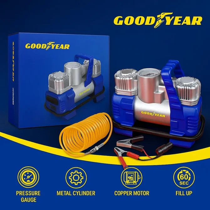 GoodYear Heavy Duty Multifunctional Tire Inflator