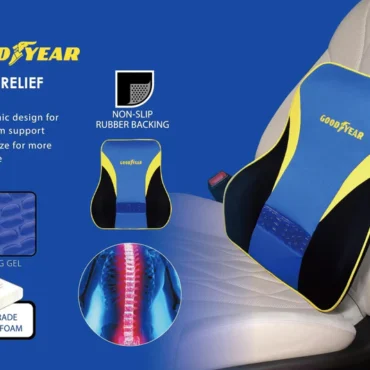 GoodYear Seat Lumbar Support Cushion Back Rest Pillow