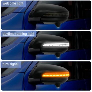 Toyota Hilux Revo Rocco Led Sequential DRL Mirror Cover