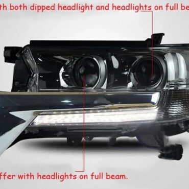 Toyota Land Cruiser V8 LC200 Headlamps  OEM Style 2018